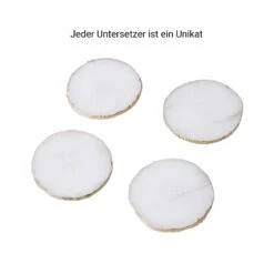 4x Edelsteinuntersetzer Ø11cm CRYSTAL In Weiß-Gold 8 4x Edelsteinuntersetzer Ø11cm CRYSTAL In Weiß-Gold -Butlers butlers 4x edelsteinuntersetzer o11cm crystal in weiss gold 2