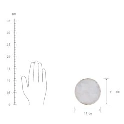 4x Edelsteinuntersetzer Ø11cm CRYSTAL In Weiß-Gold 9 4x Edelsteinuntersetzer Ø11cm CRYSTAL In Weiß-Gold -Butlers butlers 4x edelsteinuntersetzer o11cm crystal in weiss gold 3