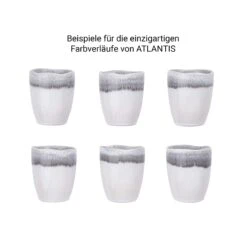 4x Tasse 300ml ATLANTIS In Grau 16 4x Tasse 300ml ATLANTIS In Grau -Butlers butlers 4x tasse 300ml atlantis in grau 6