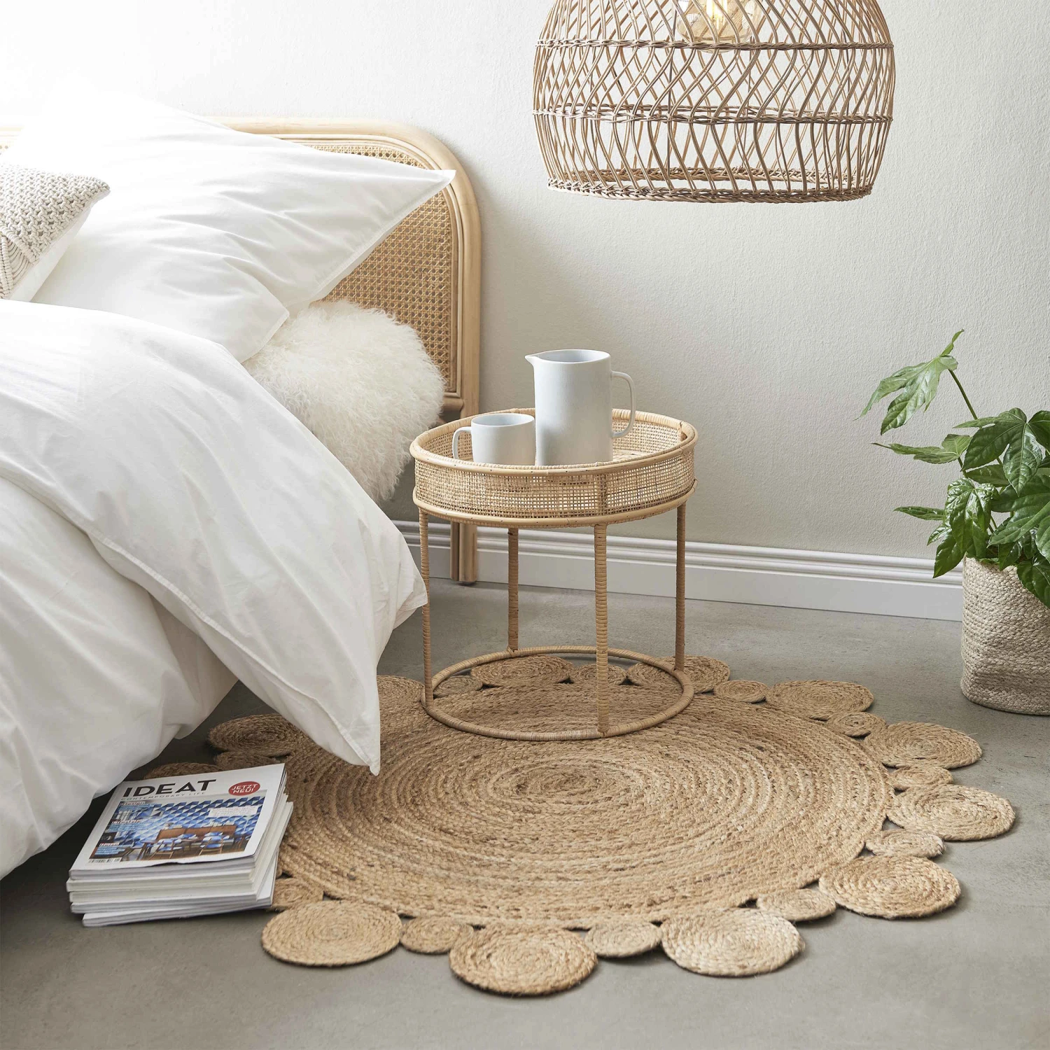 Beistelltisch Höhe 39cm BOHO LOUNGE In Natur 9 Beistelltisch Höhe 39cm BOHO LOUNGE In Natur – Bild 7