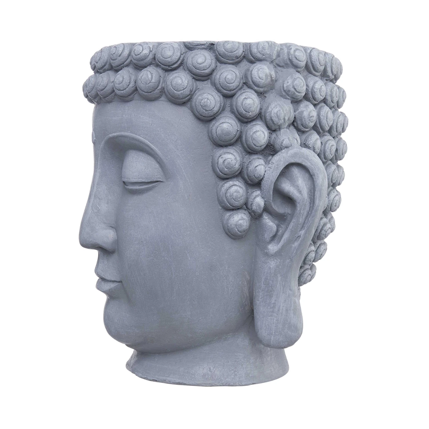 Blumentopf Höhe 42cm BUDDHA In Grau 5 Blumentopf Höhe 42cm BUDDHA In Grau – Bild 3