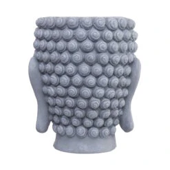 Blumentopf Höhe 42cm BUDDHA In Grau 13 Blumentopf Höhe 42cm BUDDHA In Grau -Butlers butlers blumentopf hohe 42cm buddha in grau 4