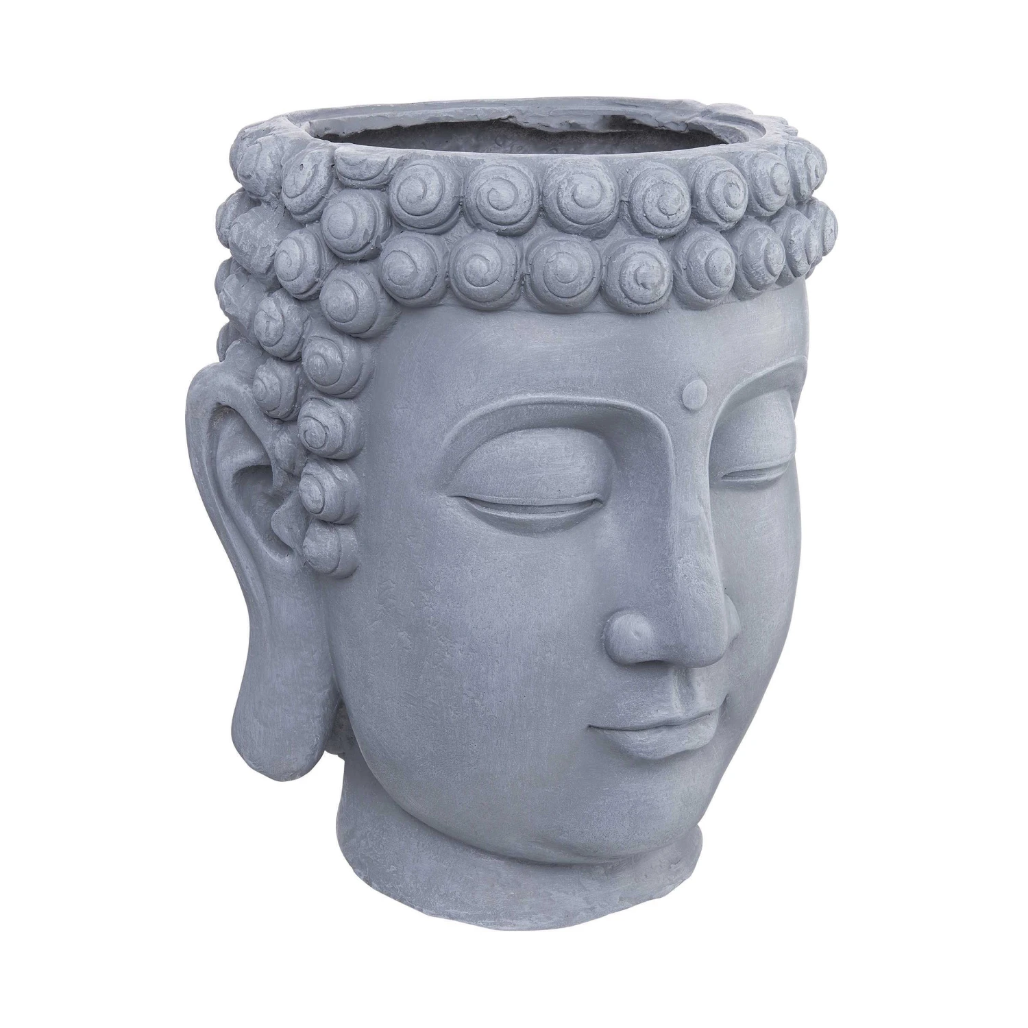 Blumentopf Höhe 42cm BUDDHA In Grau 8 Blumentopf Höhe 42cm BUDDHA In Grau – Bild 6