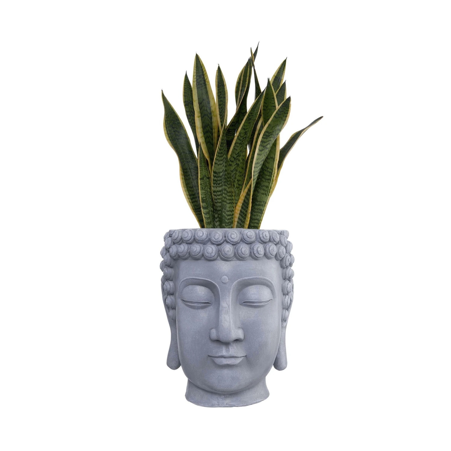 Blumentopf Höhe 42cm BUDDHA In Grau 9 Blumentopf Höhe 42cm BUDDHA In Grau – Bild 7