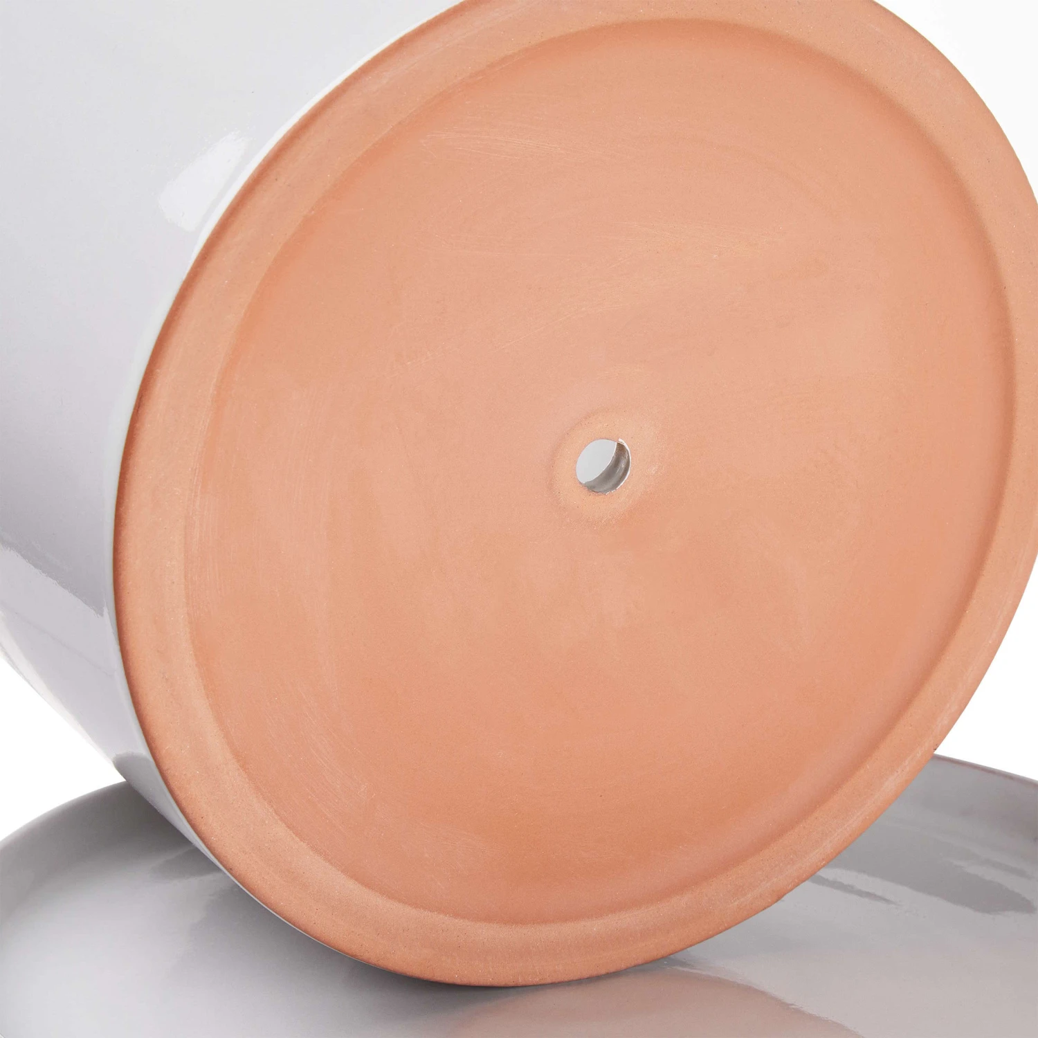 Blumentopf Mit Teller Ø16cm PLANT PLACE In Weiß 6 Blumentopf Mit Teller Ø16cm PLANT PLACE In Weiß – Bild 4