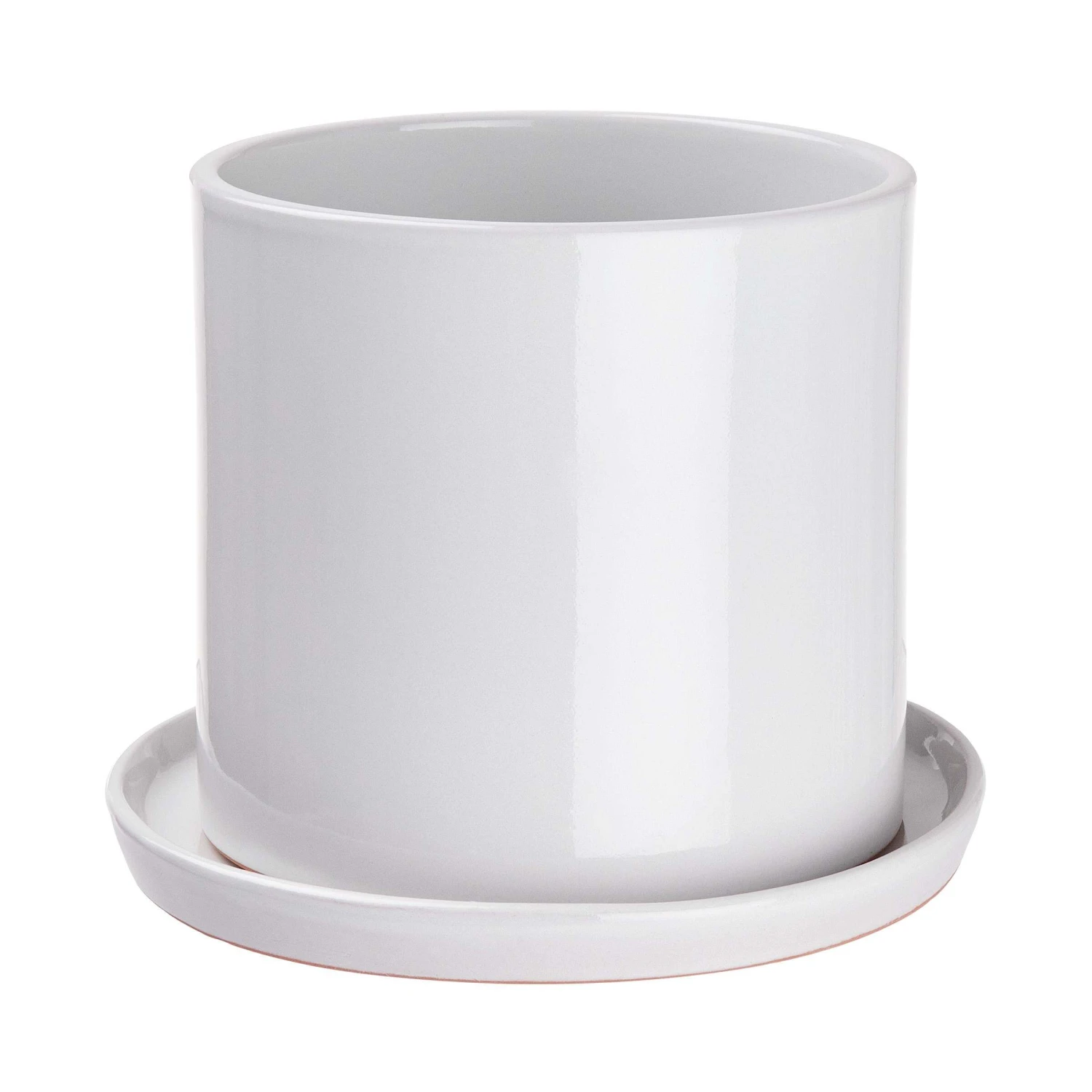 Blumentopf Mit Teller Ø16cm PLANT PLACE In Weiß 3 Blumentopf Mit Teller Ø16cm PLANT PLACE In Weiß