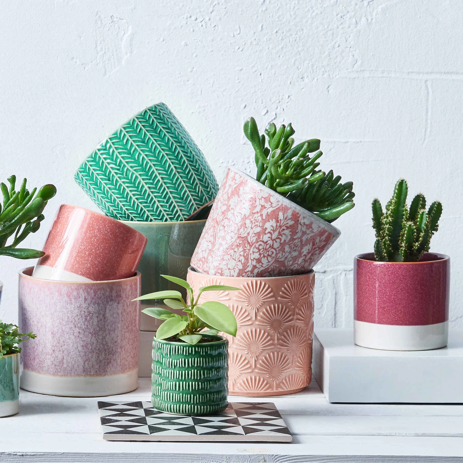 Blumentopf Ø 10 Cm EARLY SPRING In Grün 4 Blumentopf Ø 10 Cm EARLY SPRING In Grün – Bild 2