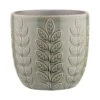 Blumentopf Ø18cm LEAVES In Grün 1 Blumentopf Ø18cm LEAVES In Grün -Butlers butlers blumentopf o18cm leaves in grun