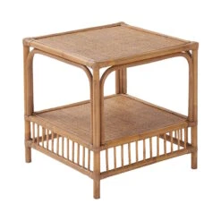 Couchtisch Handgefertigt Aus Rattan BOHO LOUNGE In Natur