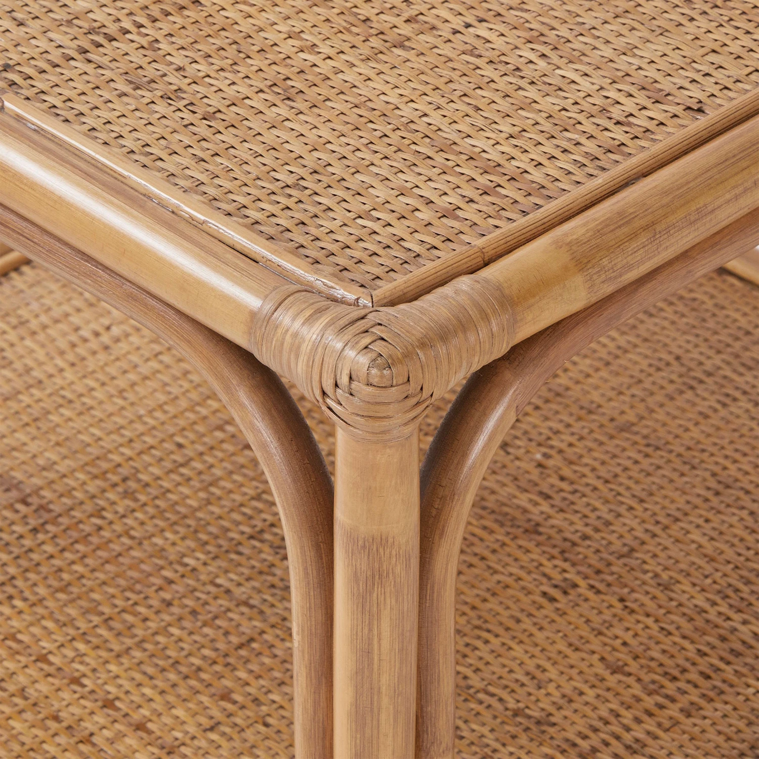 Couchtisch Handgefertigt Aus Rattan BOHO LOUNGE In Natur 8 Couchtisch Handgefertigt Aus Rattan BOHO LOUNGE In Natur – Bild 6