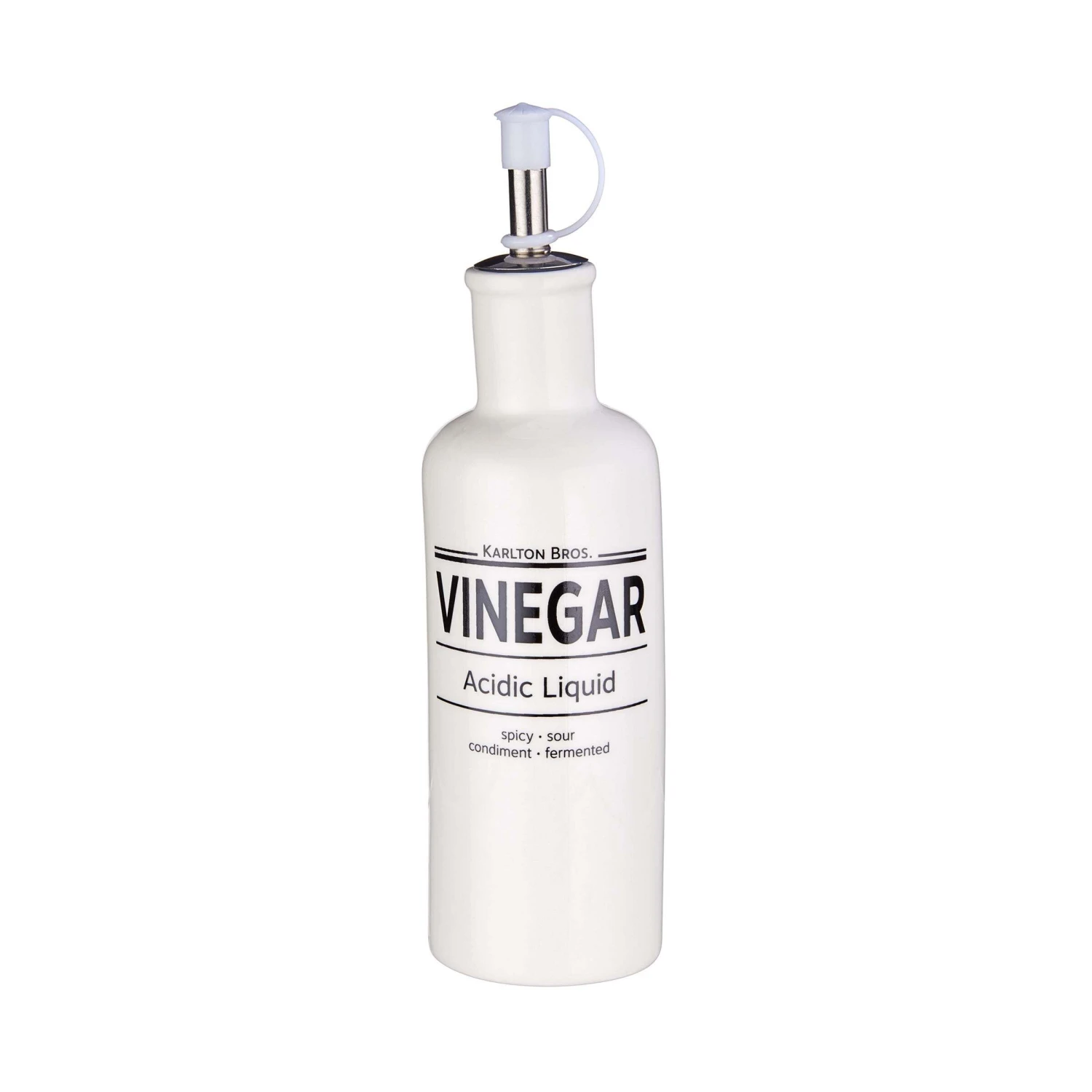 Essigflasche 240ml KARLTON BROS. In Weiß 3 Essigflasche 240ml KARLTON BROS. In Weiß