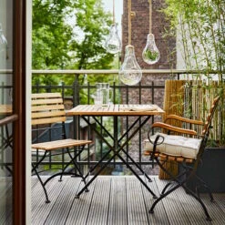 Butlers -Butlers butlers gartentisch klappbar parklife in schwarz natur 1