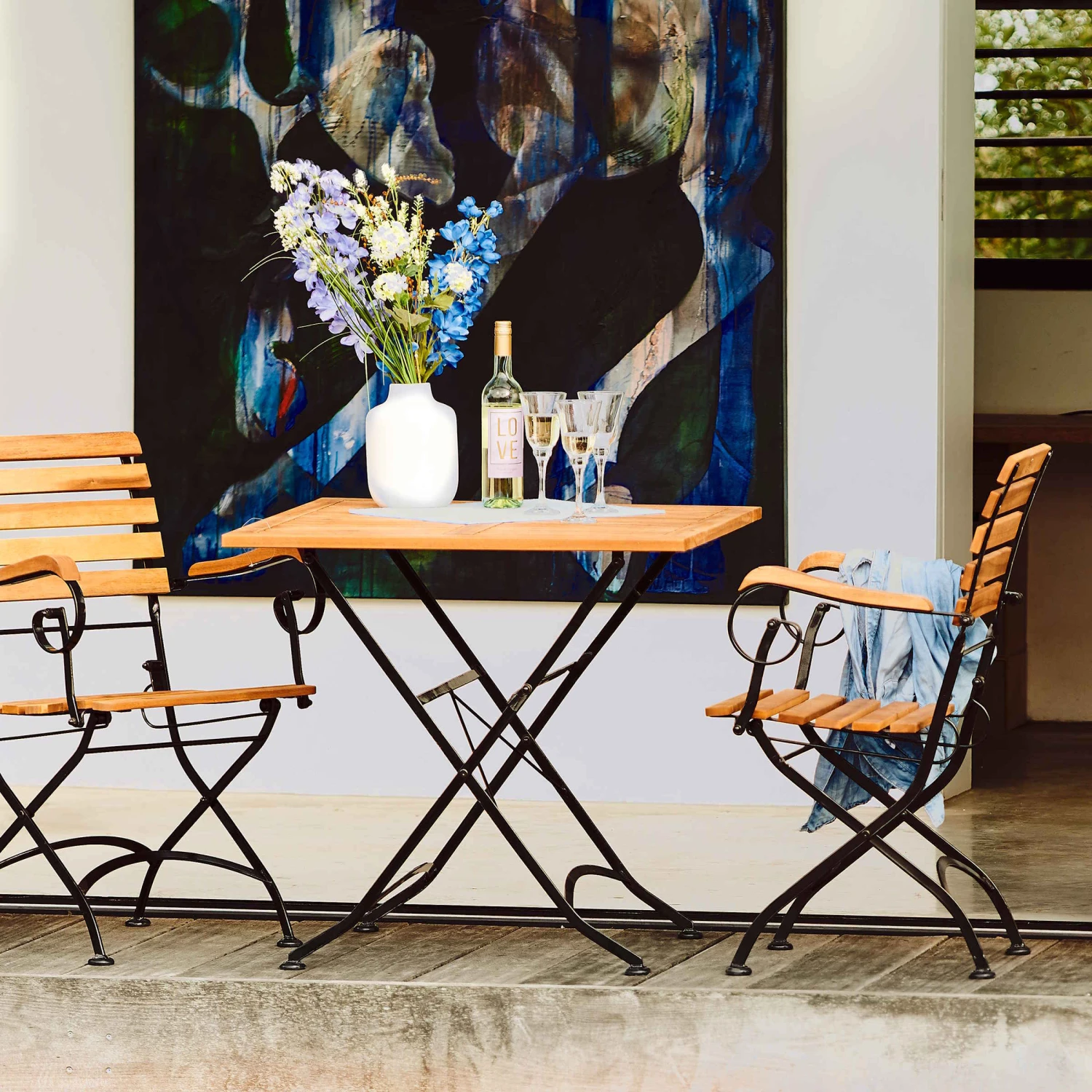 Gartentisch Klappbar PARKLIFE In Schwarz-Natur 10 Gartentisch Klappbar PARKLIFE In Schwarz-Natur – Bild 8