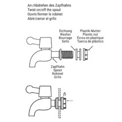 Getränkespender 3,5 L REFRESH In Transparent 27 Getränkespender 3,5 L REFRESH In Transparent -Butlers butlers getrankespender 3 5 l refresh in transparent 12
