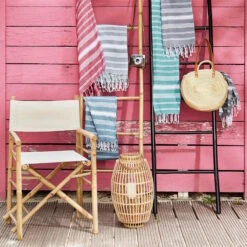 Hamamtuch L 170 X B 90cm SURFSIDE In Hellgrau 13 Hamamtuch L 170 X B 90cm SURFSIDE In Hellgrau -Butlers butlers hamamtuch l 170 x b 90cm surfside in hellgrau 5