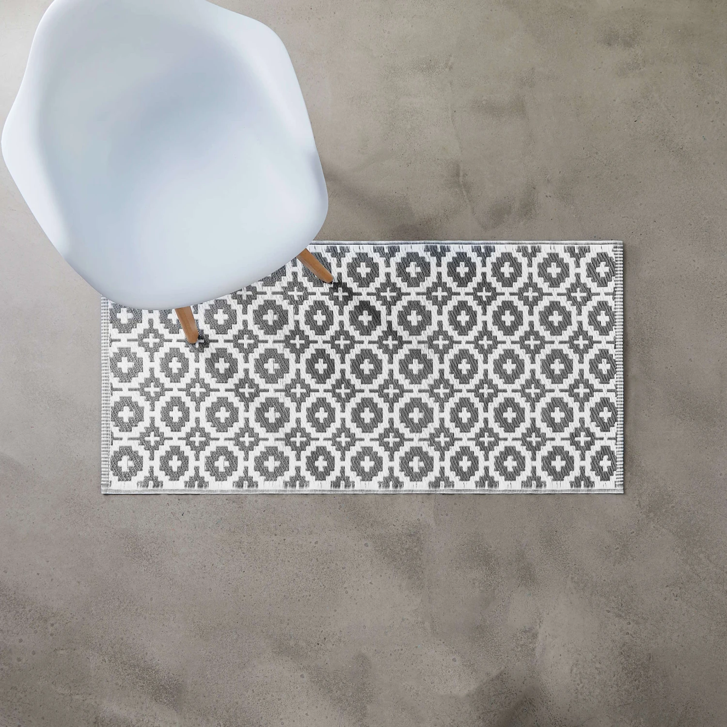 In- & Outdoor-Läufer Mosaik L 140 X B 70cm COLOUR CLASH In Grau 6 In- & Outdoor-Läufer Mosaik L 140 X B 70cm COLOUR CLASH In Grau – Bild 4