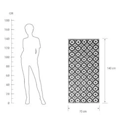 In- & Outdoor-Läufer Mosaik L 140 X B 70cm COLOUR CLASH In Schwarz-Weiß 11 In- & Outdoor-Läufer Mosaik L 140 X B 70cm COLOUR CLASH In Schwarz-Weiß -Butlers butlers in and outdoor laufer mosaik l 140 x b 70cm colour clash in schwarz weiss 2