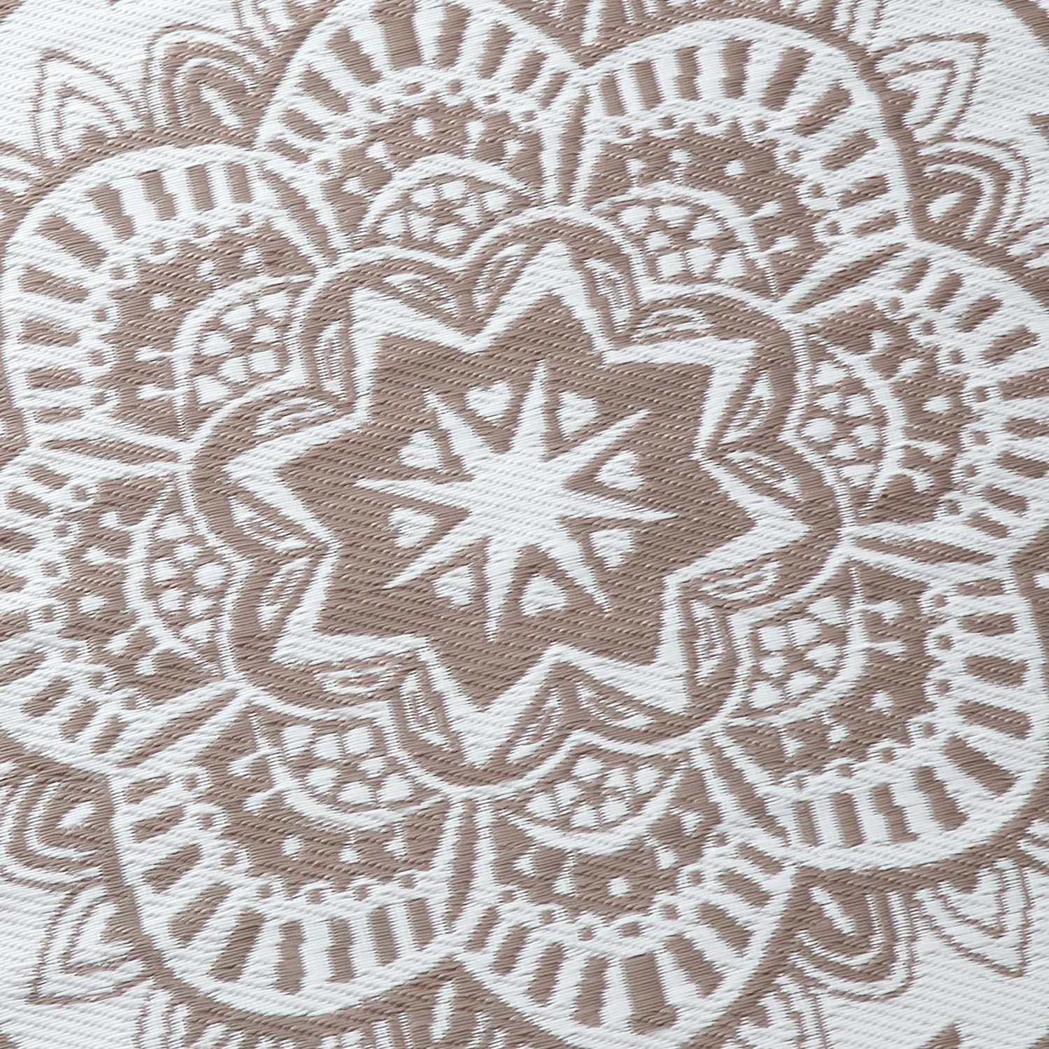 In- & Outdoor-Teppich Flora Ø150cm COLOUR CLASH In Natur-Weiß 8 In- & Outdoor-Teppich Flora Ø150cm COLOUR CLASH In Natur-Weiß – Bild 6