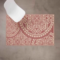 In- & Outdoor-Teppich Floral L 180 X B 118cm COLOUR CLASH In Hellrot-Creme -Butlers butlers in and outdoor teppich floral l 180 x b 118cm colour clash in hellrot creme 5