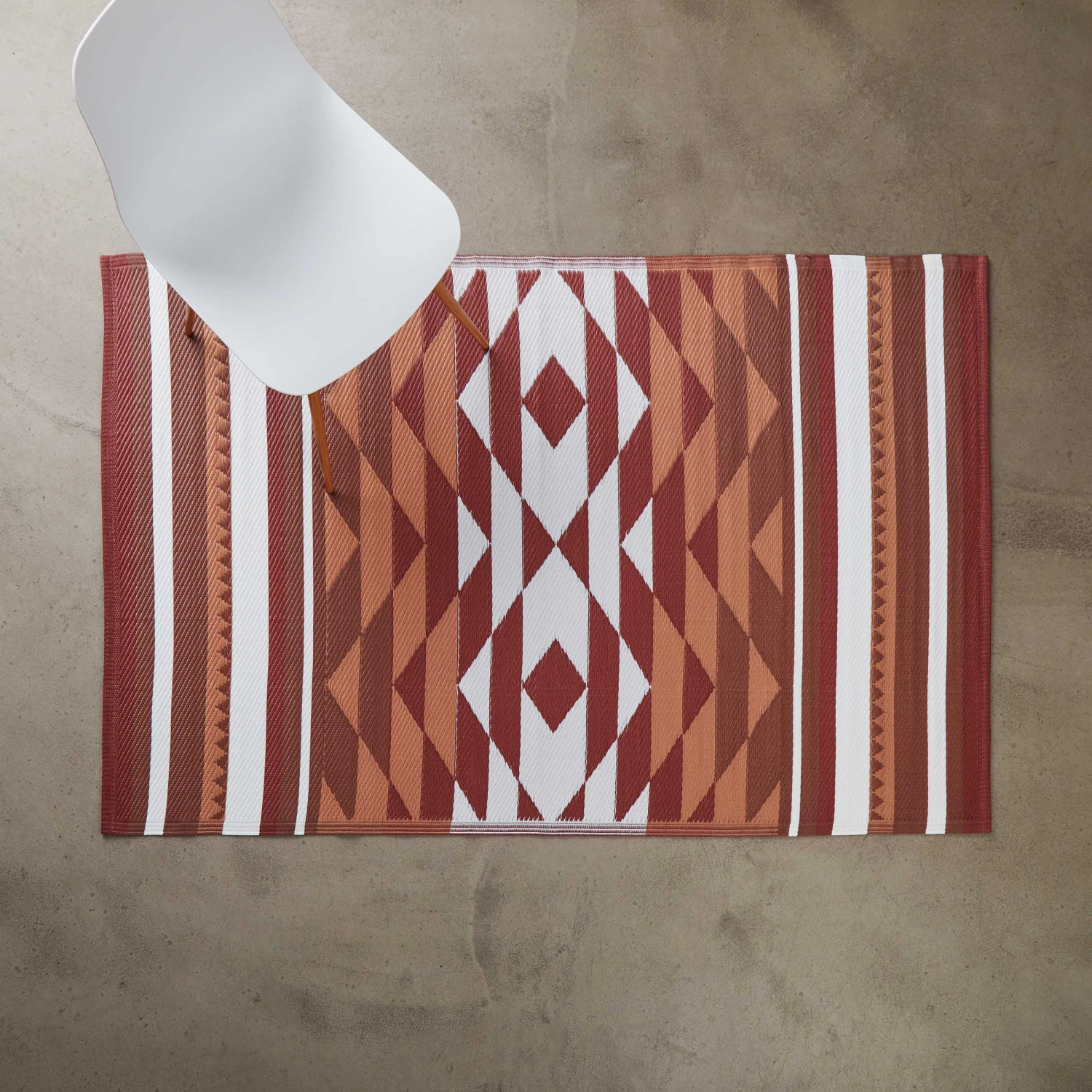 In- & Outdoor-Teppich Ikat L 180 X B 118cm COLOUR CLASH In Bunt 4 In- & Outdoor-Teppich Ikat L 180 X B 118cm COLOUR CLASH In Bunt – Bild 2