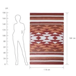 In- & Outdoor-Teppich Ikat L 180 X B 118cm COLOUR CLASH In Bunt 8 In- & Outdoor-Teppich Ikat L 180 X B 118cm COLOUR CLASH In Bunt -Butlers butlers in and outdoor teppich ikat l 180 x b 118cm colour clash in bunt 2