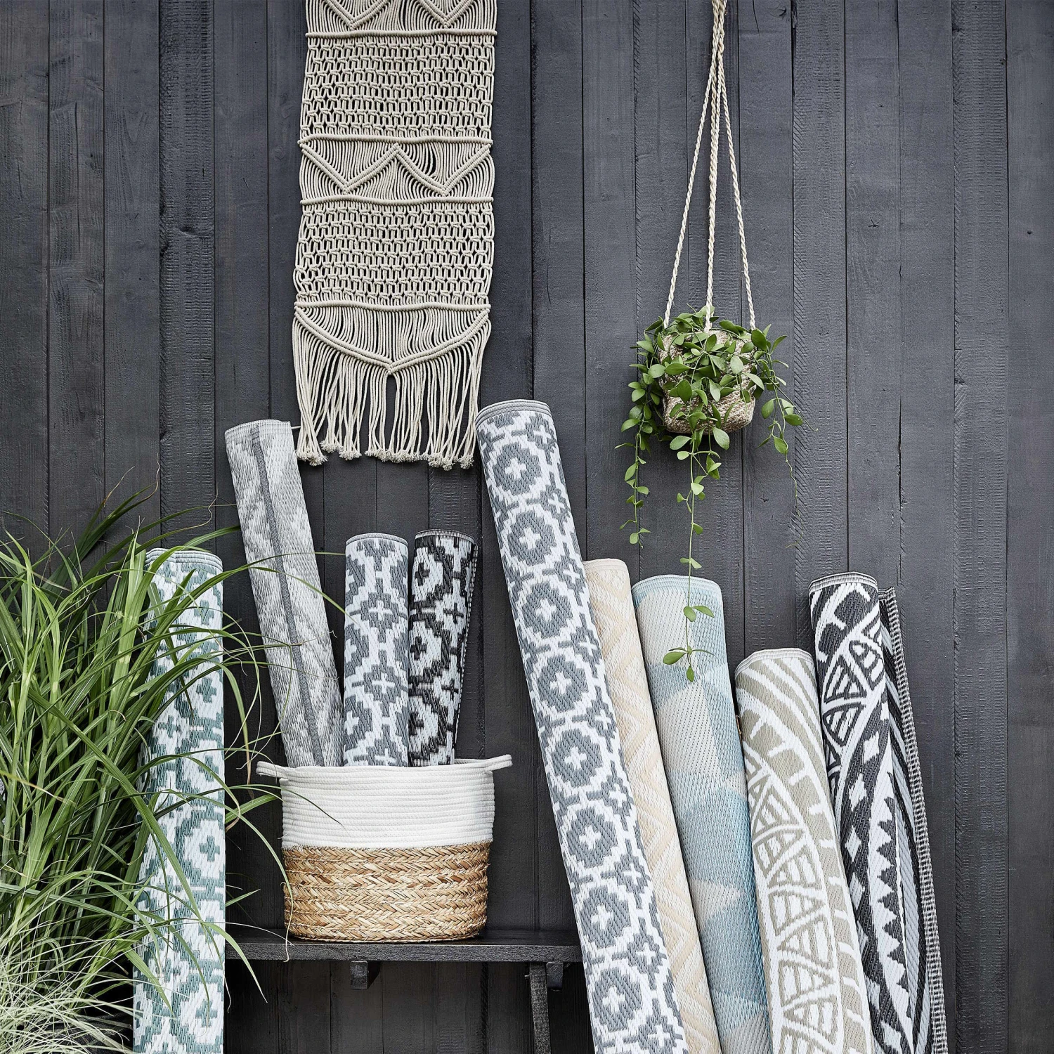 In- & Outdoor-Teppich Mosaik L 150 X B 90cm COLOUR CLASH In Schwarz 9 In- & Outdoor-Teppich Mosaik L 150 X B 90cm COLOUR CLASH In Schwarz – Bild 7