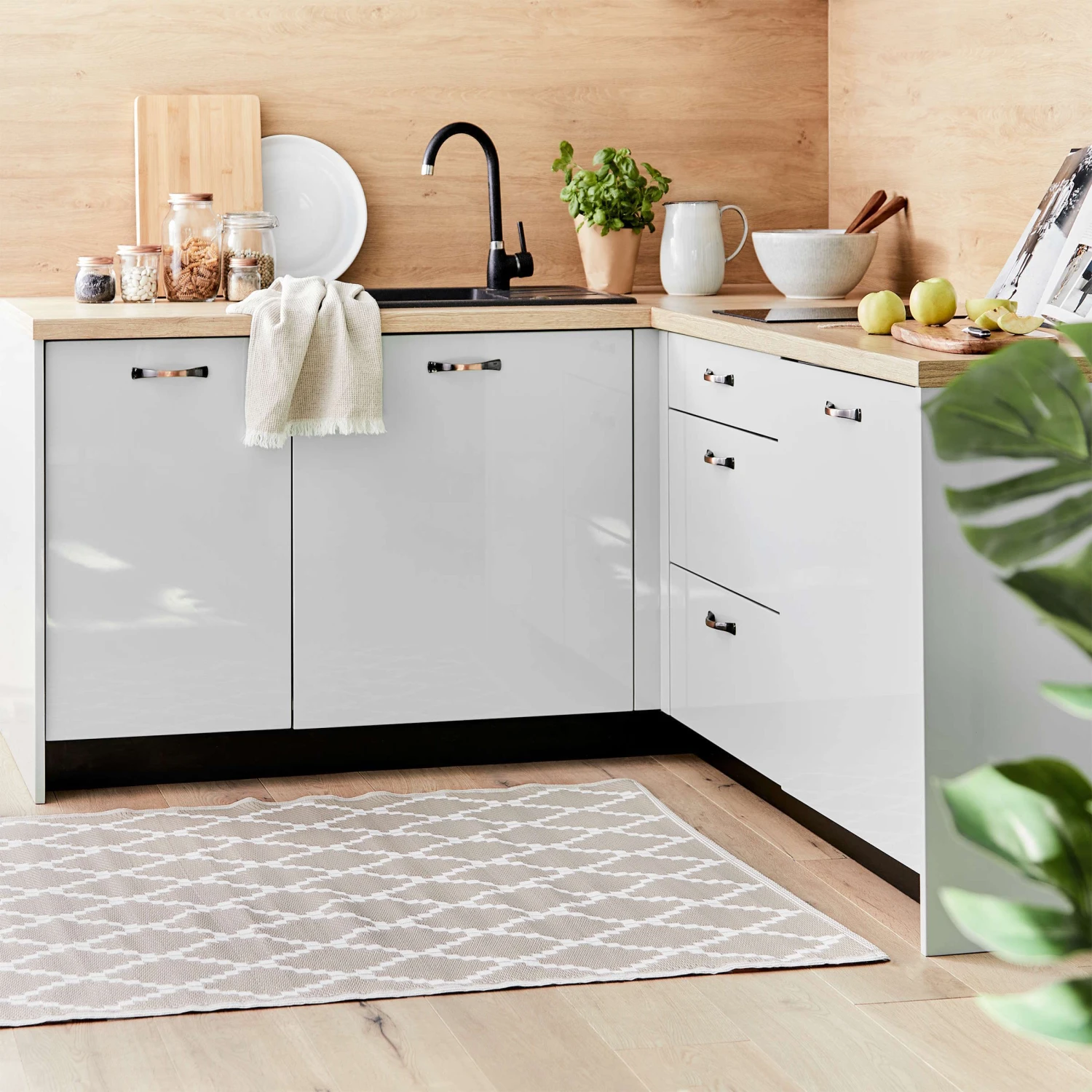 In- & Outdoor-Teppich Rauten L 180 X B 118cm COLOUR CLASH In Natur 10 In- & Outdoor-Teppich Rauten L 180 X B 118cm COLOUR CLASH In Natur – Bild 8