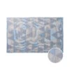 In- & Outdoorteppich Dreiecke L 180 X B 120cm COLOUR CLASH In Pastellblau -Butlers butlers in and outdoorteppich dreiecke l 180 x b 120cm colour clash in pastellblau