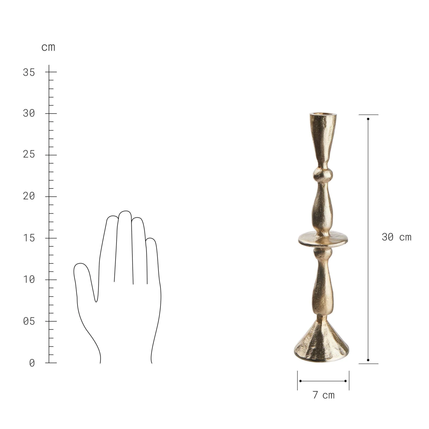 Kerzenhalter-Set 2-tlg. BOHO LOVE In Gold 8 Kerzenhalter-Set 2-tlg. BOHO LOVE In Gold – Bild 6