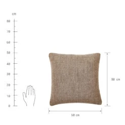 Kissen L 50 X B 50cm FENJA In Braun 8 Kissen L 50 X B 50cm FENJA In Braun -Butlers butlers kissen l 50 x b 50cm fenja in braun 2