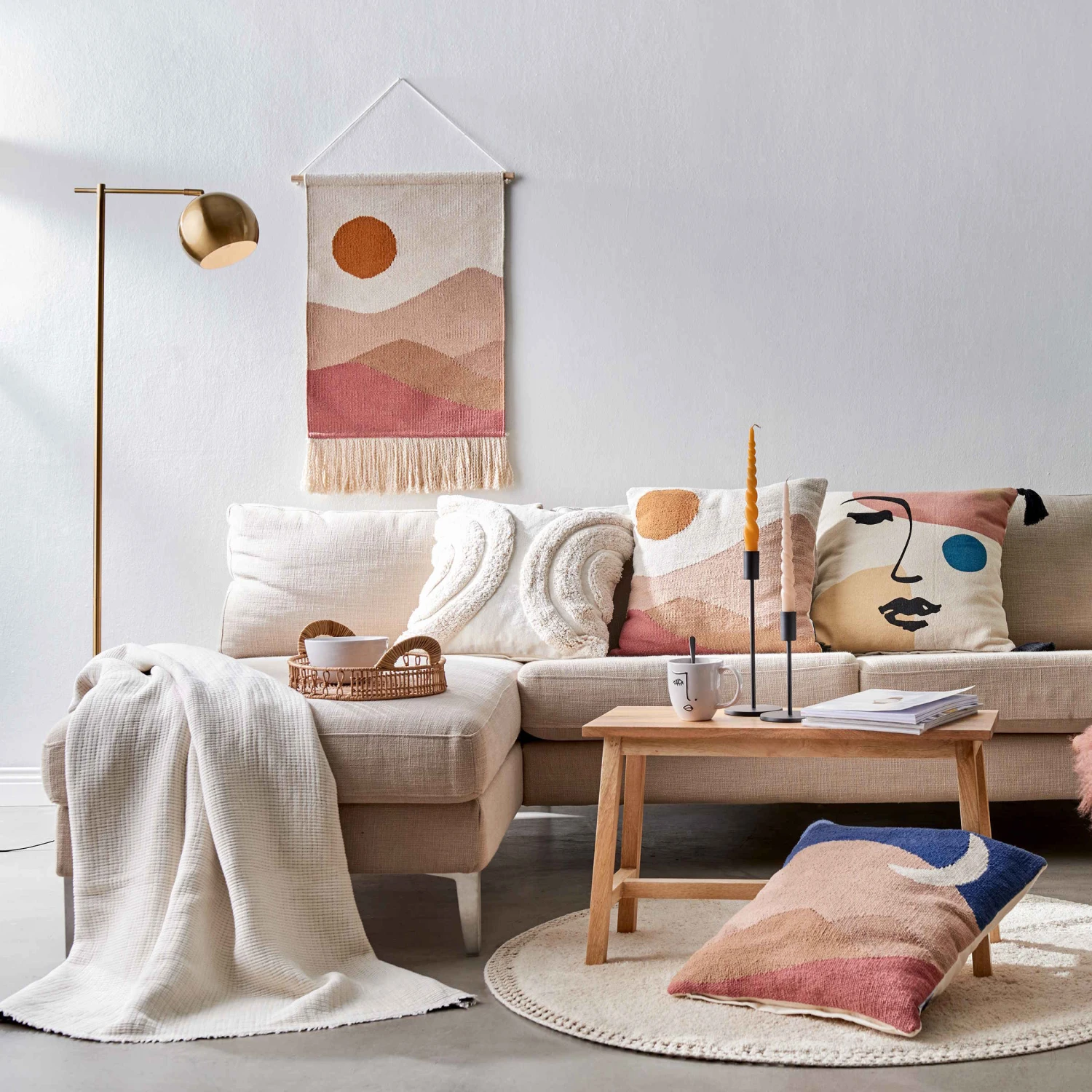 Kissen L 50 X B 50cm MOONSHINE In Bunt 8 Kissen L 50 X B 50cm MOONSHINE In Bunt – Bild 6