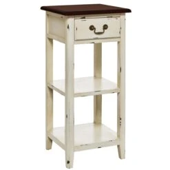 Konsole CABOTT COVE In Creme-Braun