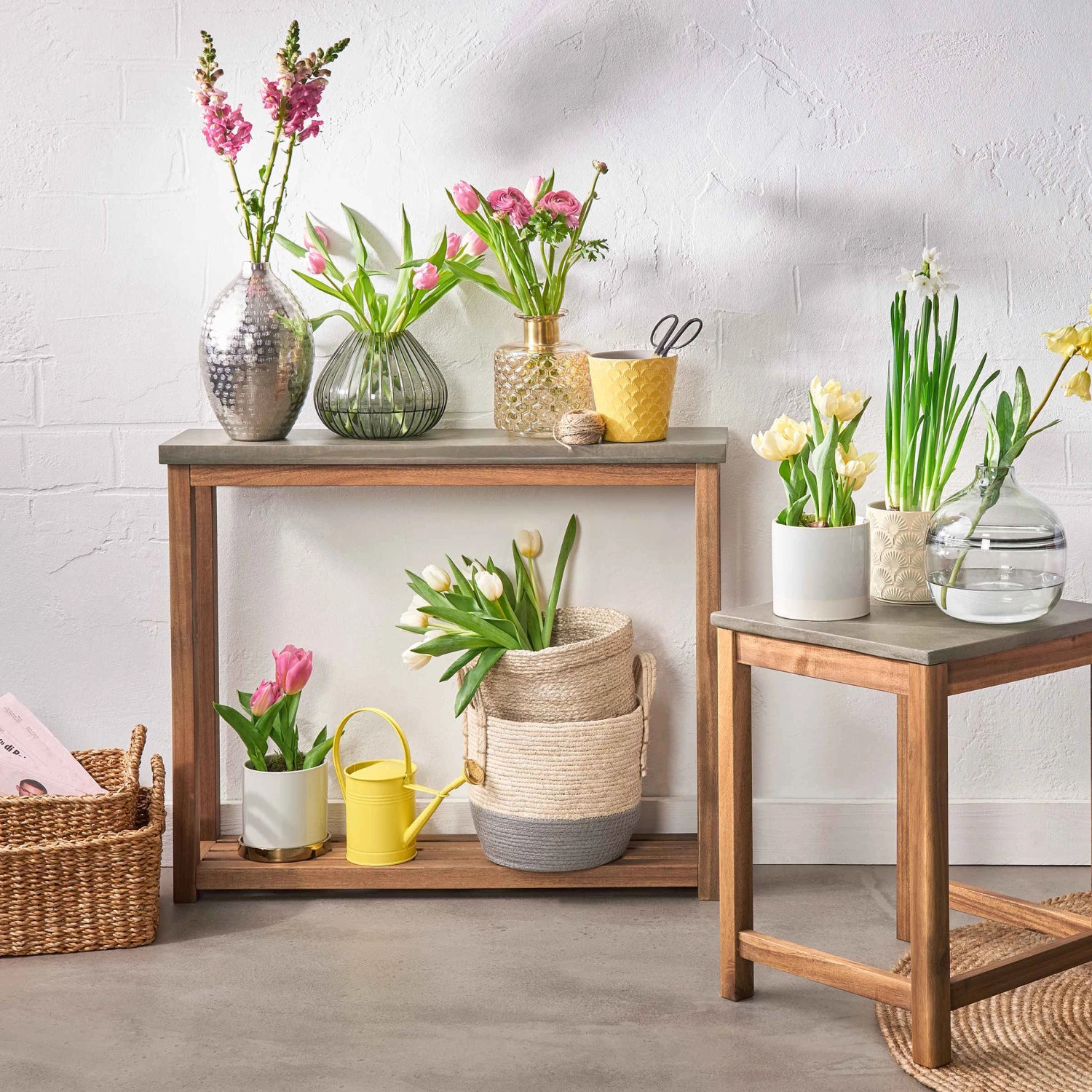 Konsole Mit Zementplatte CONCRETE In Natur-Grau 10 Konsole Mit Zementplatte CONCRETE In Natur-Grau – Bild 8