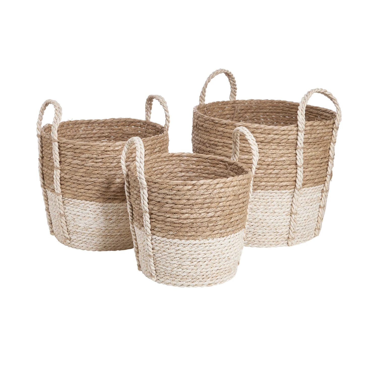 Korb Ø28cm BASIC BRAID In Natur 7 Korb Ø28cm BASIC BRAID In Natur – Bild 5