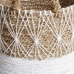 Korb Ø36cm WHITE BEACH In Natur-Weiß 10 Korb Ø36cm WHITE BEACH In Natur-Weiß -Butlers butlers korb o36cm white beach in natur weiss 2