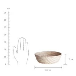 Korb Rund Ø20cm RONDA In Natur 9 Korb Rund Ø20cm RONDA In Natur -Butlers butlers korb rund o20cm ronda in natur 2