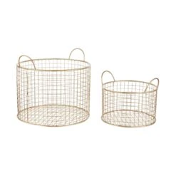 Korb Rund Ø22cm HOOP In Gold 6 Korb Rund Ø22cm HOOP In Gold -Butlers butlers korb rund o22cm hoop in gold 1