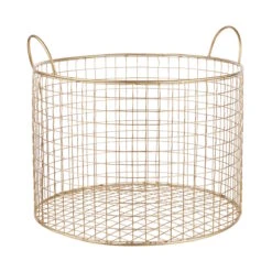 Korb Rund Ø30cm HOOP In Gold