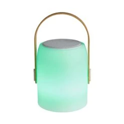 LED Leuchte Mit Bluetooth® Und Farbwechsel SOUND LOUNGE In Weiß-Hellbraun 25 LED Leuchte Mit Bluetooth® Und Farbwechsel SOUND LOUNGE In Weiß-Hellbraun -Butlers butlers led leuchte mit bluetooth r und farbwechsel sound lounge in weiss hellbraun 5