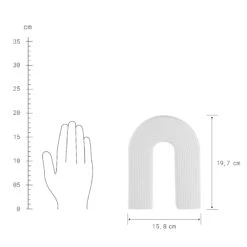 LED Lichterbogen Höhe 20cm RAINBOW In Weiß -Butlers butlers led lichterbogen hohe 20cm rainbow in weiss 4