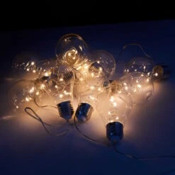 LED-Lichterkette 10 Lichter Mit USB-Batteriefach BULB LIGHTS In Transparent 19 LED-Lichterkette 10 Lichter Mit USB-Batteriefach BULB LIGHTS In Transparent -Butlers butlers led lichterkette 10 lichter mit usb batteriefach bulb lights in transparent 5