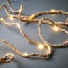 LED Outdoor-Lichterkette Naturseil 100 Lichter Mit Stecker FARMHOUSE In Natur 2 LED Outdoor-Lichterkette Naturseil 100 Lichter Mit Stecker FARMHOUSE In Natur -Butlers butlers led outdoor lichterkette naturseil 100 lichter mit stecker farmhouse in natur