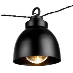 Metall-Lampenkette Mit Stecker WAREHOUSE In Schwarz 12 Metall-Lampenkette Mit Stecker WAREHOUSE In Schwarz -Butlers butlers metall lampenkette mit stecker warehouse in schwarz 2