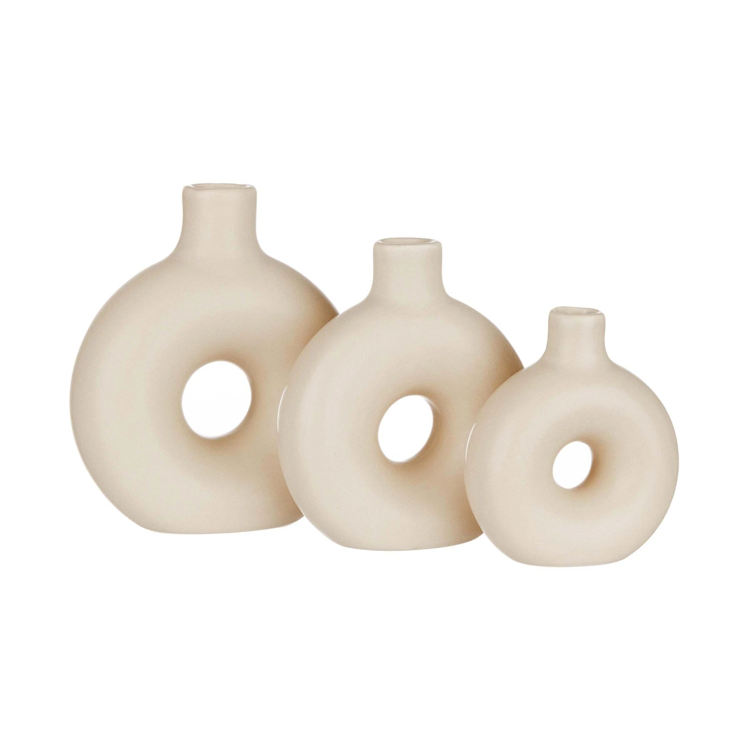 Mini Vase Höhe 10cm LOOPY In Beige 8 Mini Vase Höhe 10cm LOOPY In Beige – Bild 6
