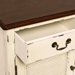 Nachttisch CABOTT COVE In Creme-Braun -Butlers butlers nachttisch cabott cove in creme braun 9