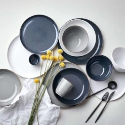 Pastateller Ø21,5cm NATIVE In Grau -Butlers butlers pastateller o21 5cm native in grau 7