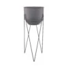 Pflanzentopf Mit Gestell Höhe 56cm PLANTA In Grau 2 Pflanzentopf Mit Gestell Höhe 56cm PLANTA In Grau -Butlers butlers pflanzentopf mit gestell hohe 56cm planta in grau