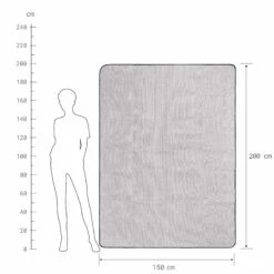 Picknickdecke L 150 X B 200cm WANDERLUST In Taupe-Weiß 10 Picknickdecke L 150 X B 200cm WANDERLUST In Taupe-Weiß -Butlers butlers picknickdecke l 150 x b 200cm wanderlust in taupe weiss 3