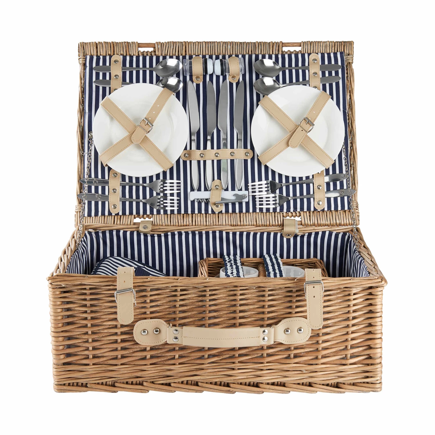 Picknickkorb Für 4 Personen B 55 X T 37cm A DAY IN THE PARK In Natur 6 Picknickkorb Für 4 Personen B 55 X T 37cm A DAY IN THE PARK In Natur – Bild 4