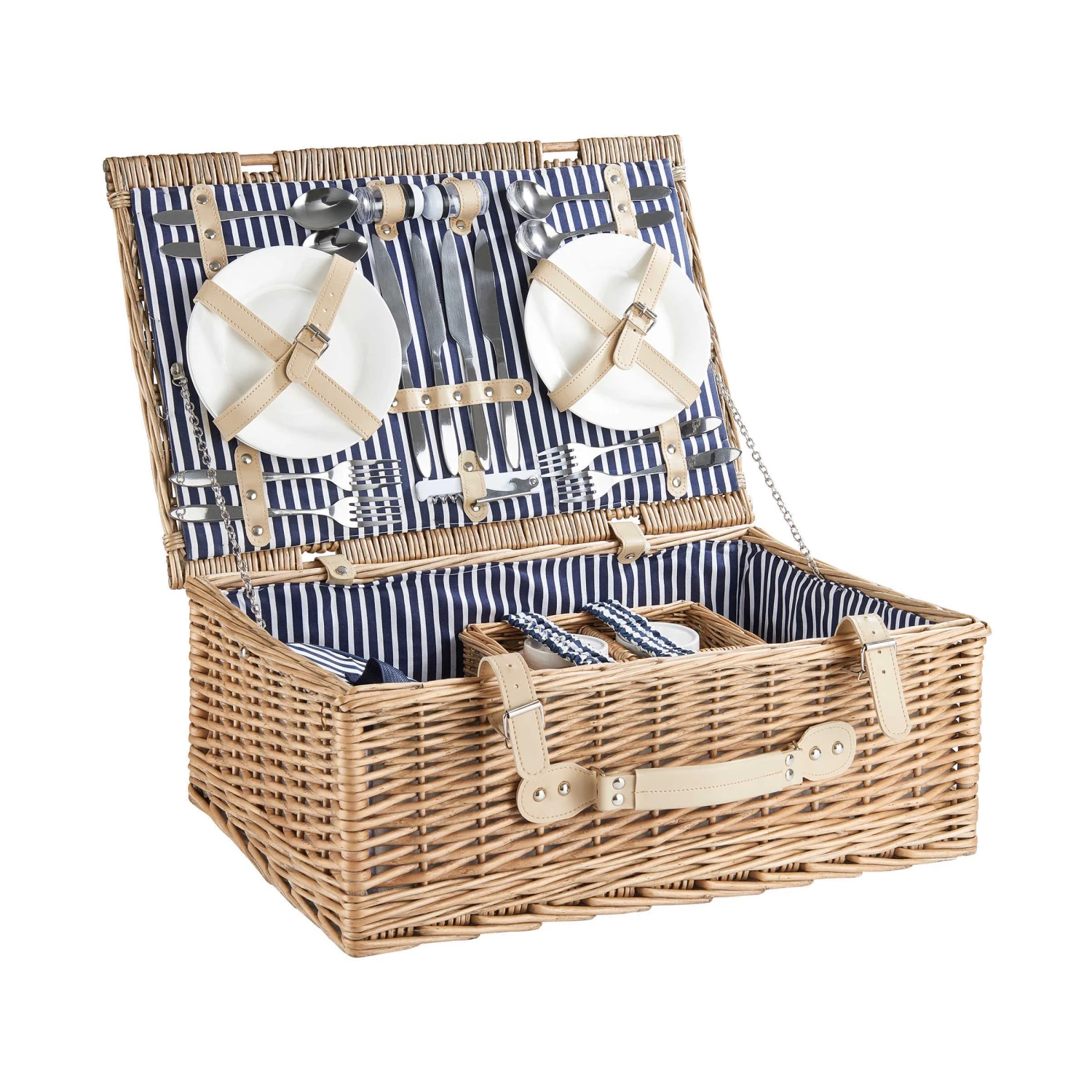 Picknickkorb Für 4 Personen B 55 X T 37cm A DAY IN THE PARK In Natur 7 Picknickkorb Für 4 Personen B 55 X T 37cm A DAY IN THE PARK In Natur – Bild 5